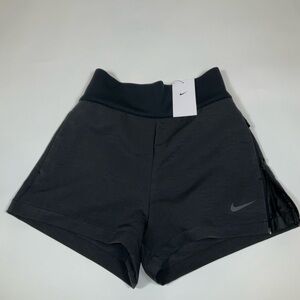 Nike Women’s Team Tech Pack High Waist Performance Shorts Dark Grey Size Medium